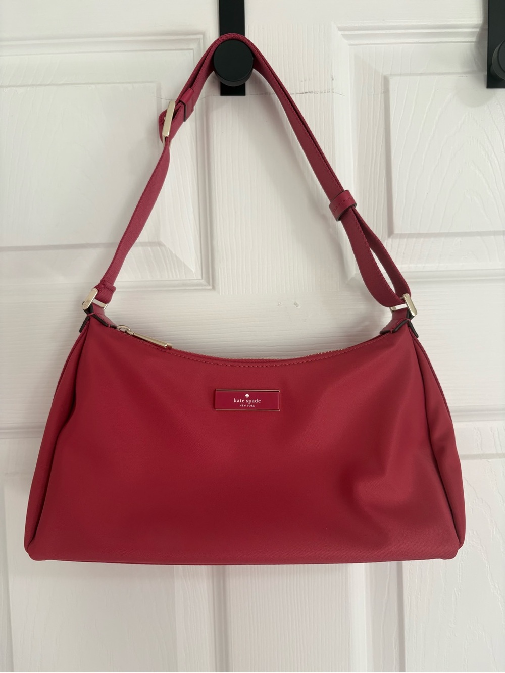 Kate Spade Carter Nylon Shoulder Bag in Rose Oil